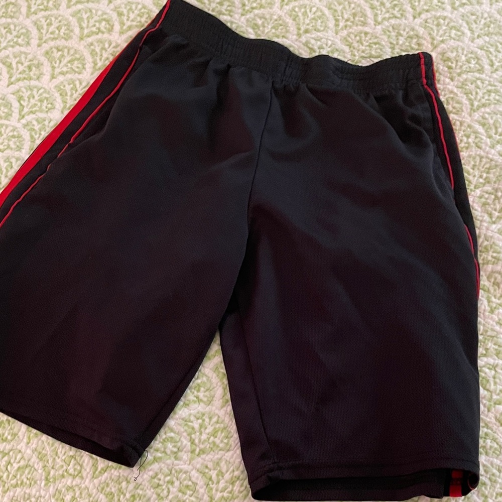BACK TO SCHOOL SALE! Kids Black and Red Athletic Shorts